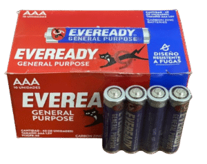 Eveready AAA Carbon Blue