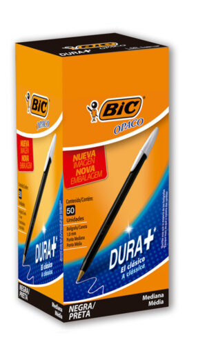 Birome Bic Opaca Negra