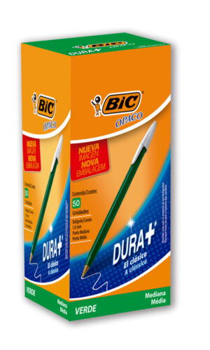 Birome Bic Opaca Verde