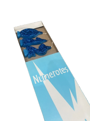Vela Numerote Azul