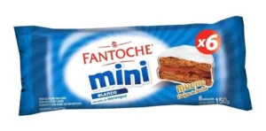 Mini Alfajor Tubo Fantoche Blanco x6