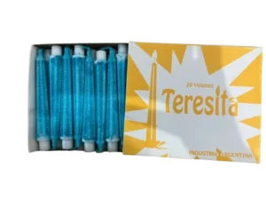 Caja de Velon x20 celeste c/ gibre