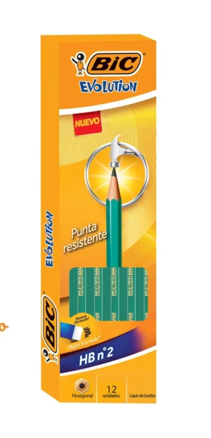 Lápiz Bic Evolution X12