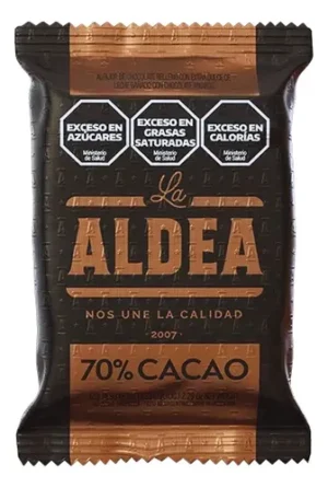 Alfajor La Aldea 70% CACAO 65GR x12