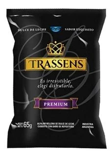 Alfajor Trassens NEGRO 70GR x12