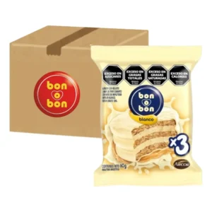 Alfajor Bon o Bon Triple BLANCO x21