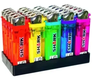 Encendedor Shark TRANSPARENTE X25